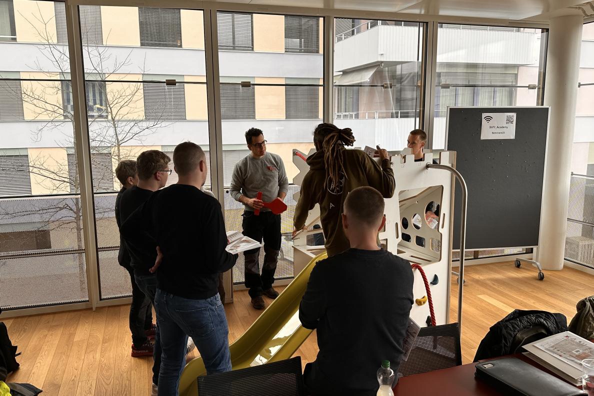 Impressionen aus dem Kurs beim Swiss Safety Center